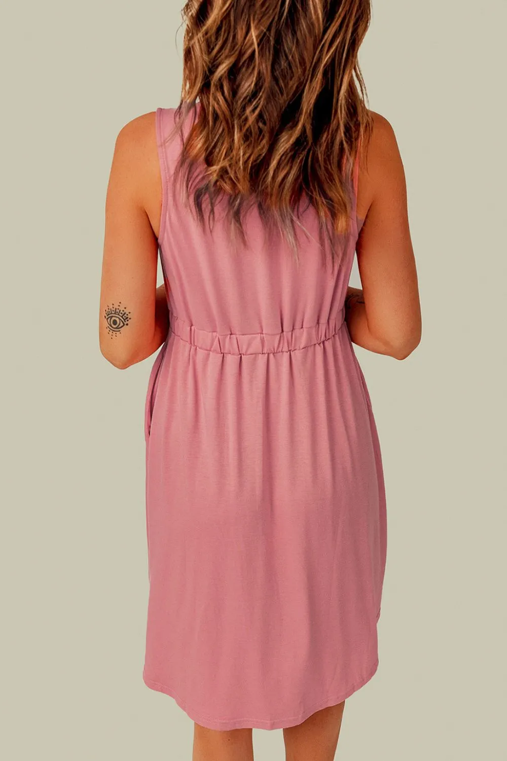Sleeveless Button Down Mini Magic Dress, image 21