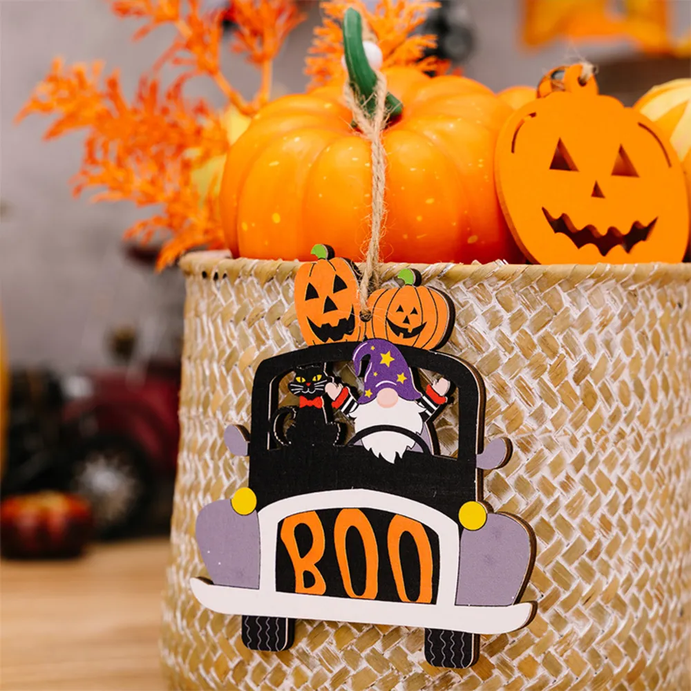 4-Piece Halloween Element Car-Shape Hanging Widgets, image 10