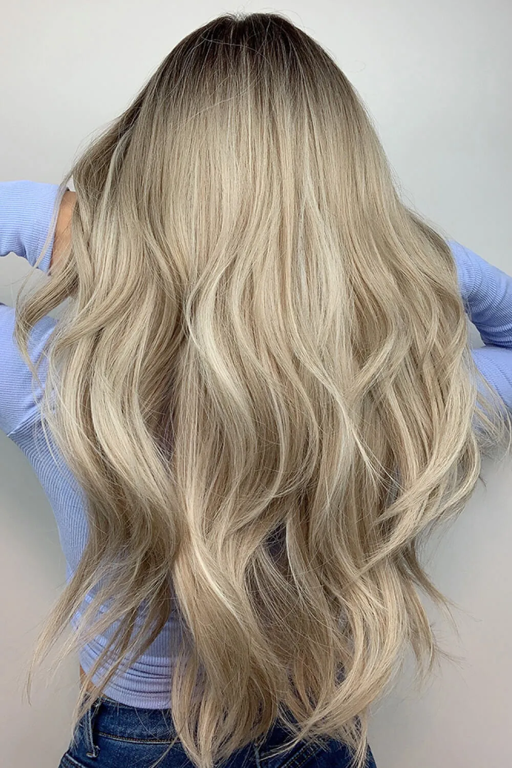 Full Machine Long Wave Wigs 26'', image 2