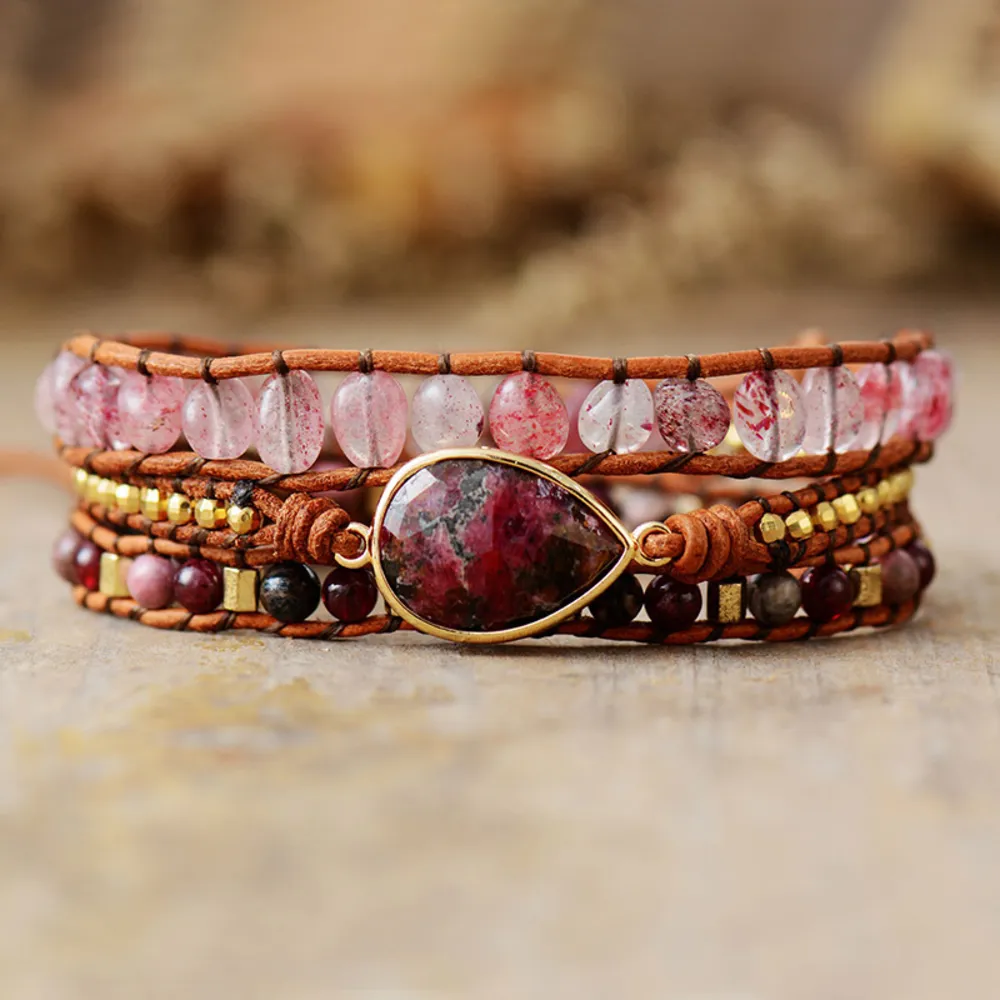 Natural Stone Layered Bracelet, image 2