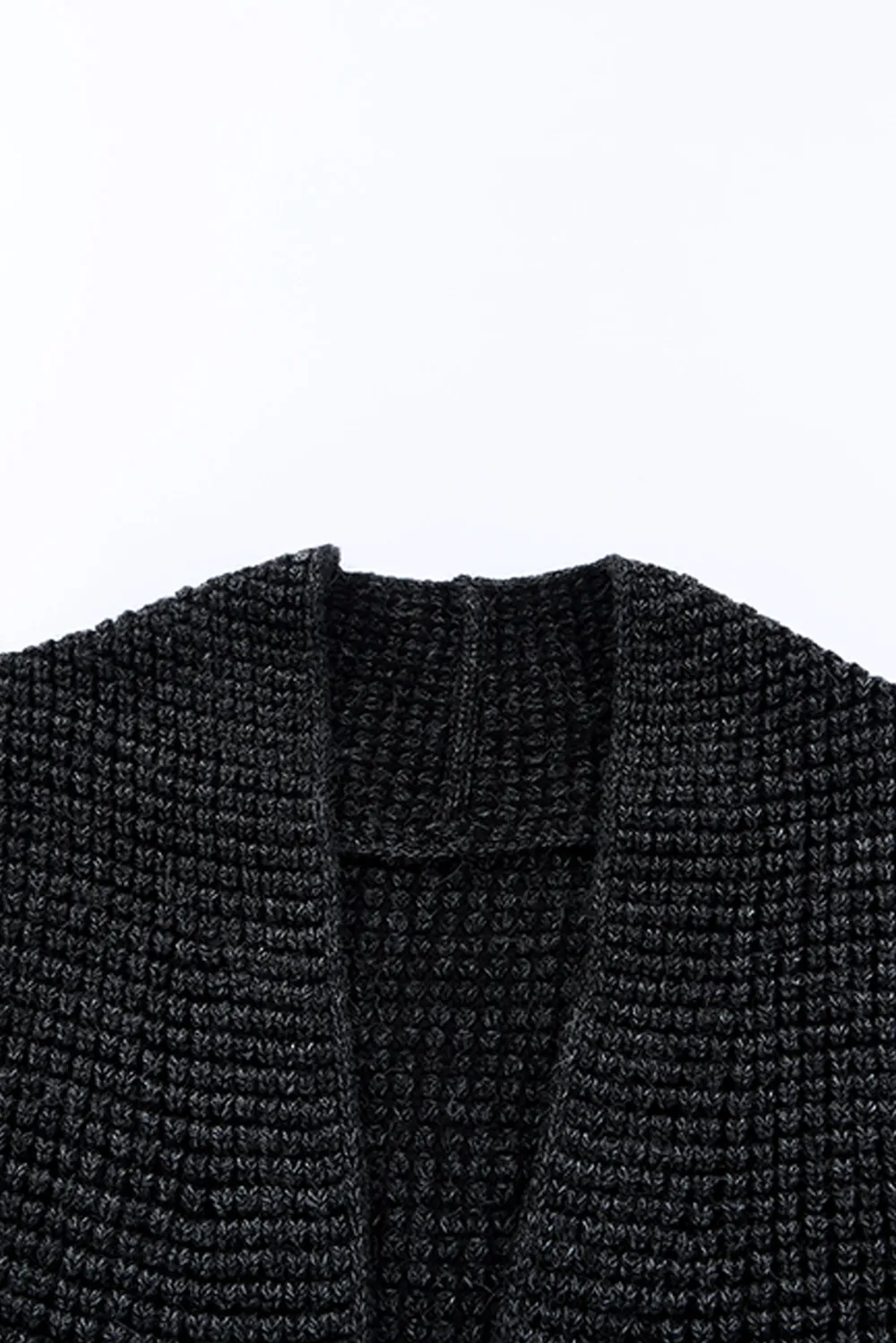 Heathered Open Front Longline Cardigan, image 18