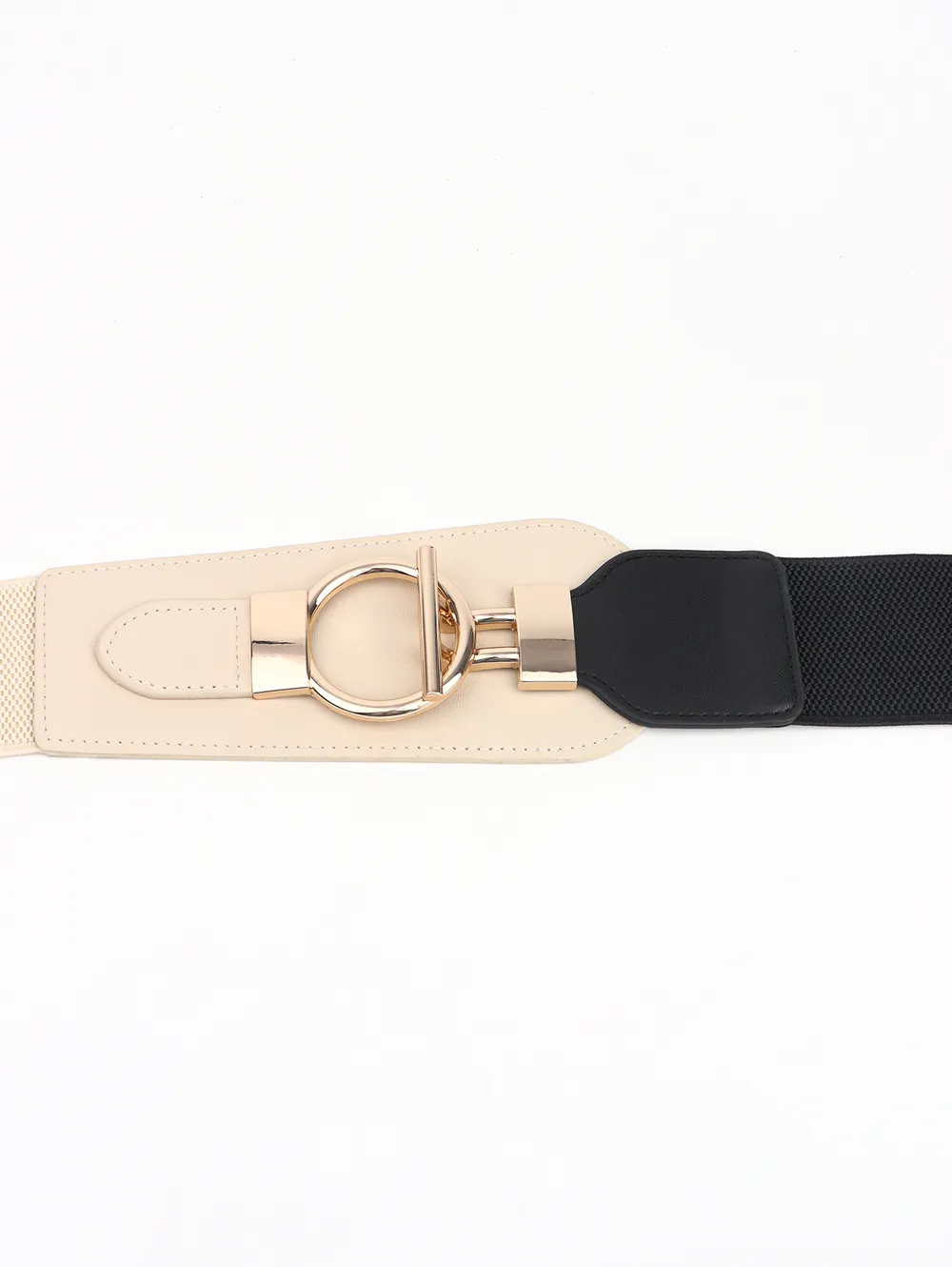 PU Elastic Wide Belt with Alloy Buckle, image 18