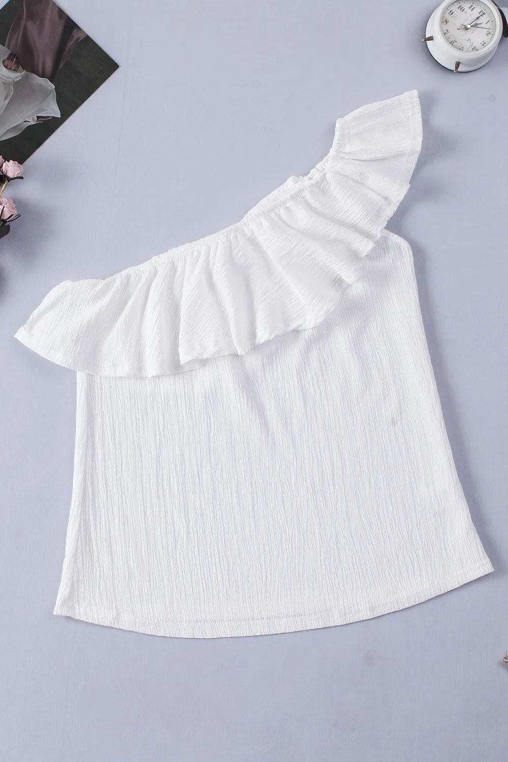 Ruffled One-Shoulder Tank, image 11