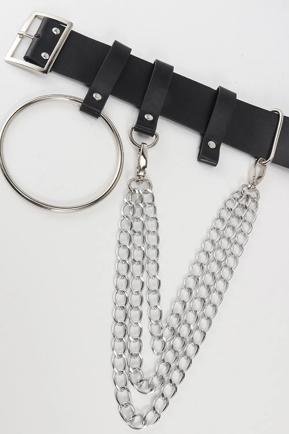 PU Belt with Chain, image 4