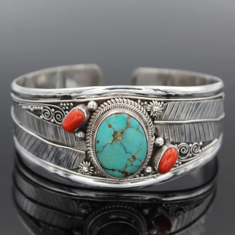 Turquoise Open Bracelet, image 3