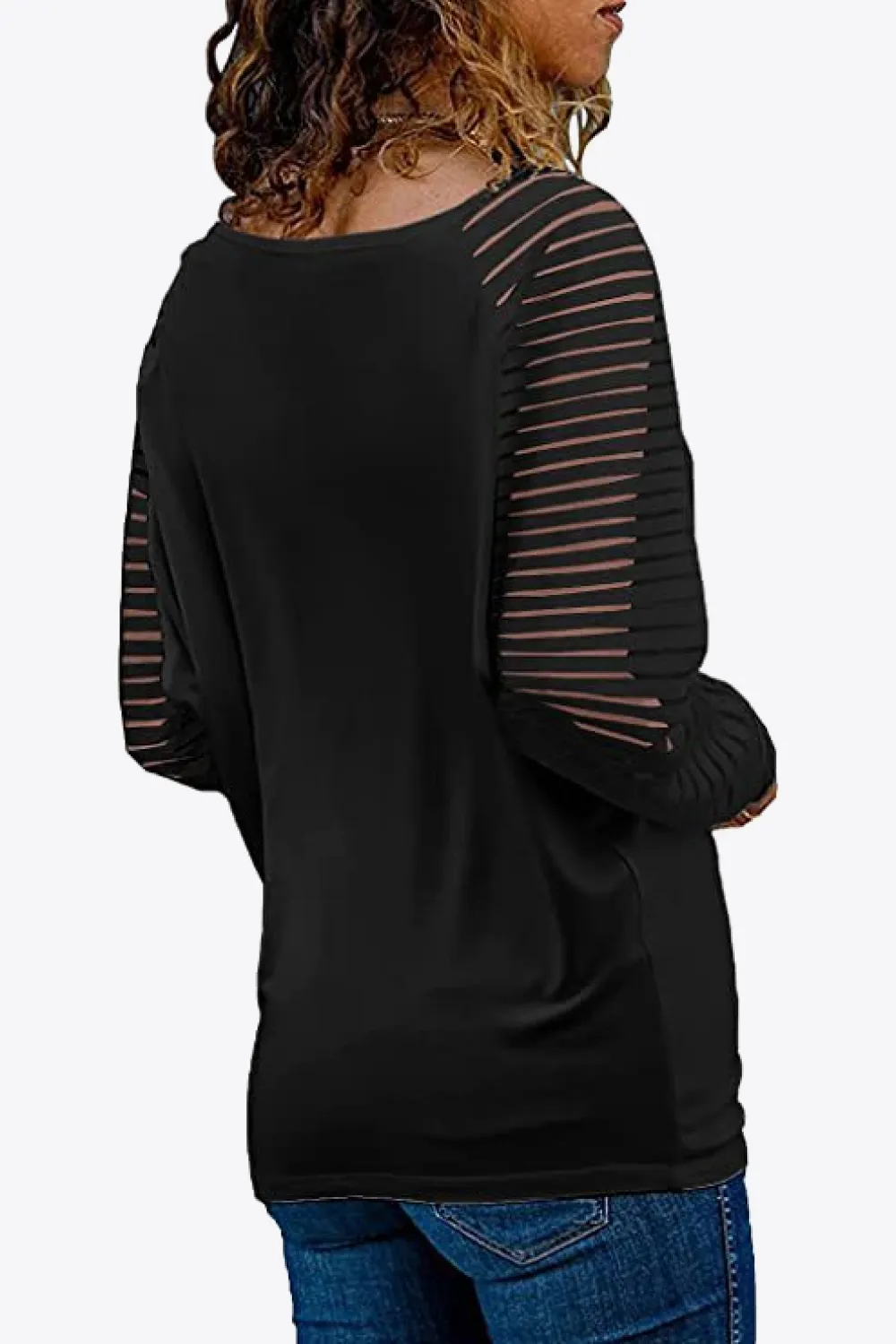 V-Neck Long Raglan Sleeve Top, image 14