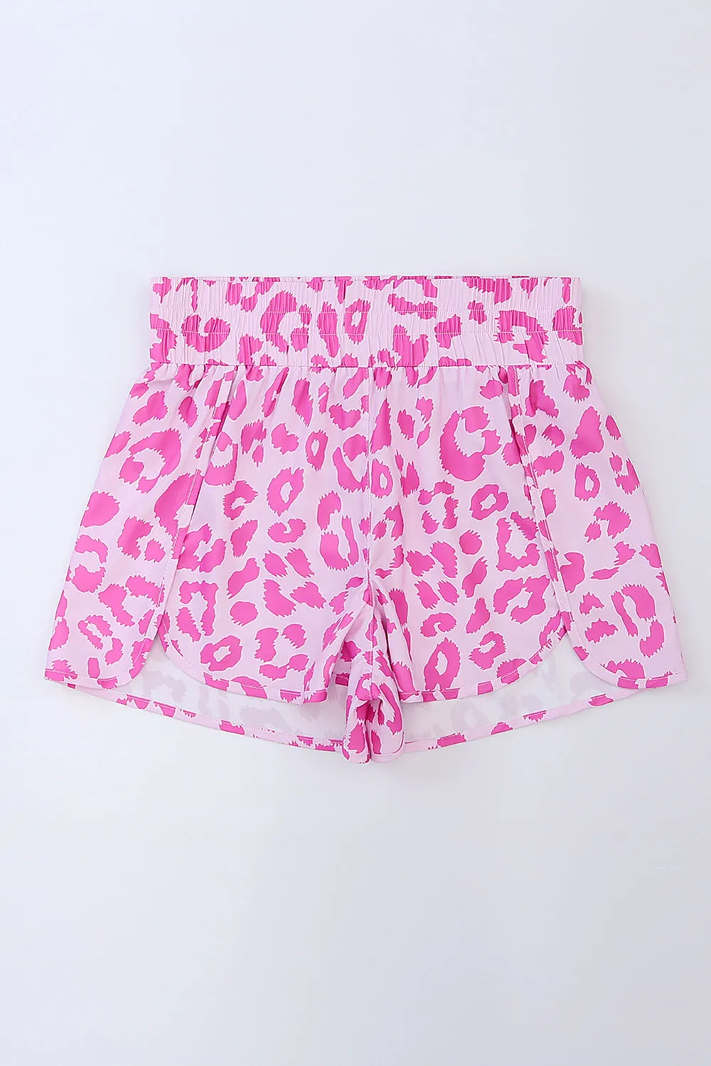Leopard Elastic Waist Shorts, image 21