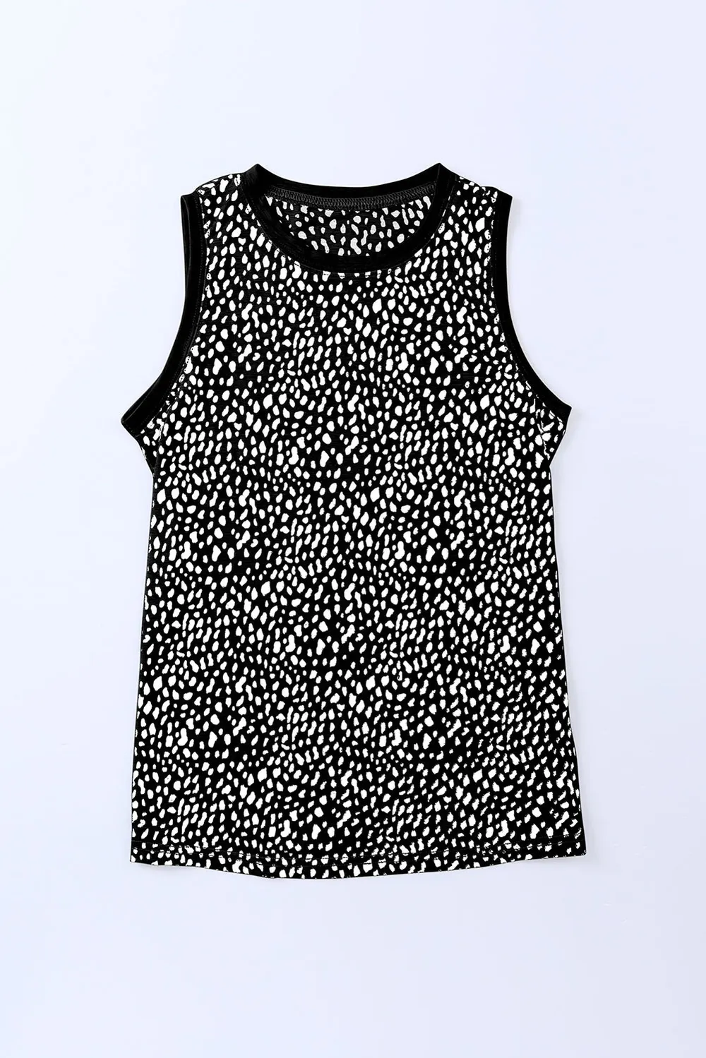Printed Round Neck Tank Top, image 11