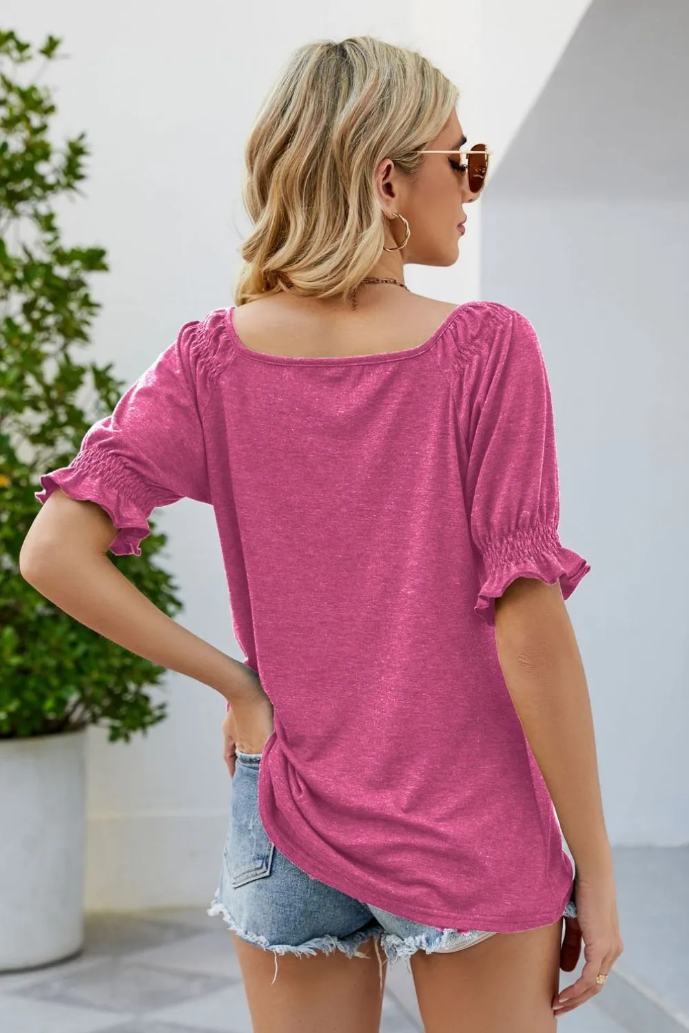 Short Flounce Sleeve Top, image 20