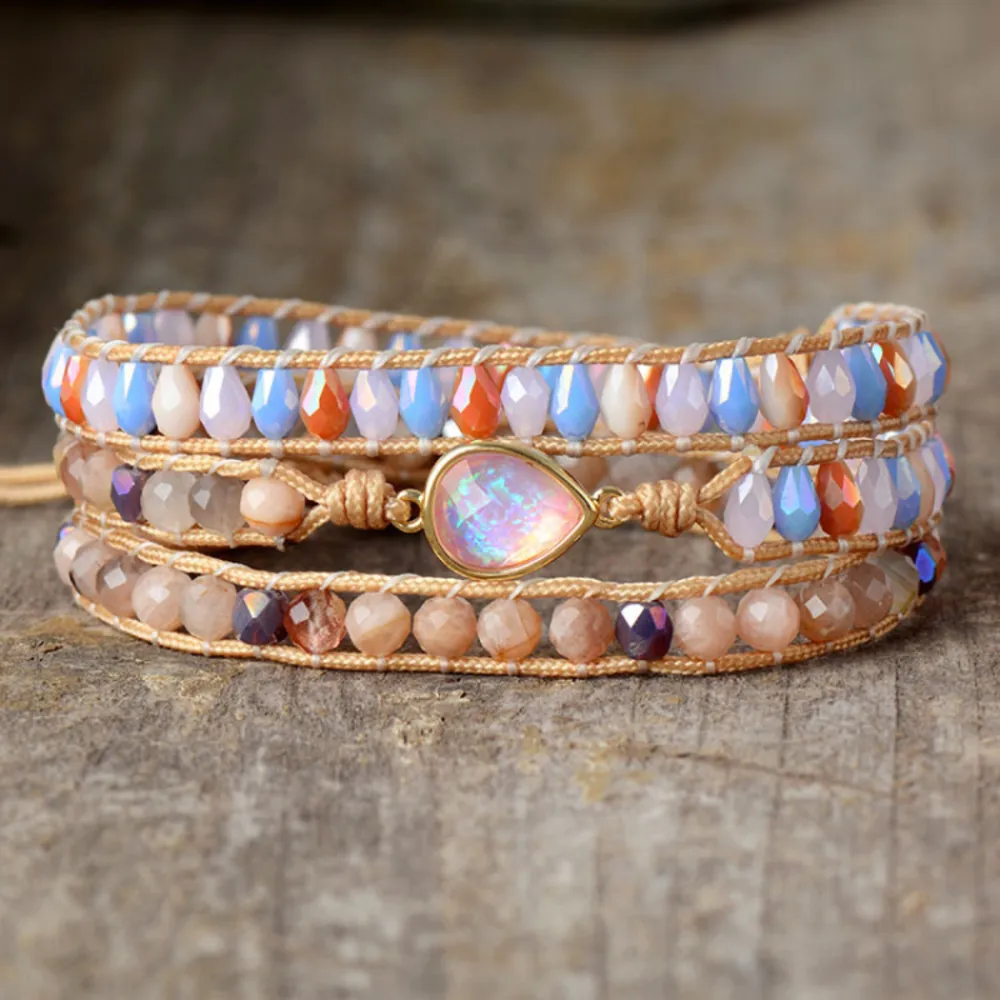 Opal Beaded Bracelet, image 3