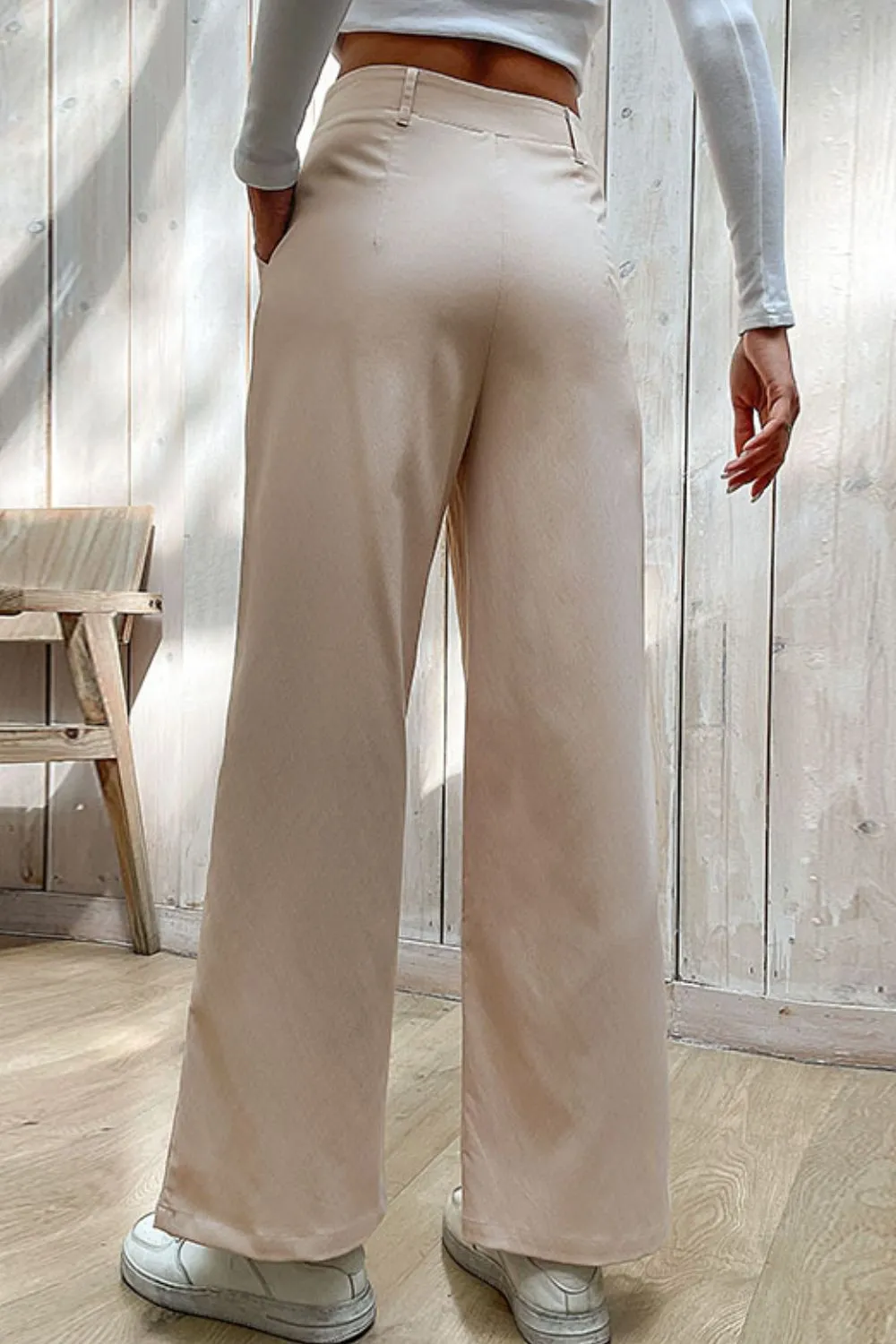 Center Seam Wide Leg Pants, image 2