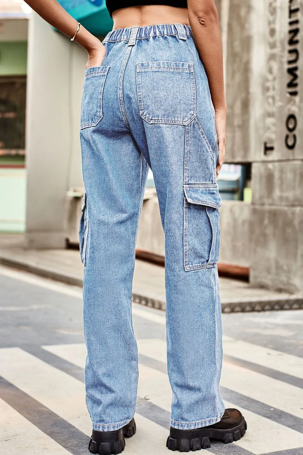 Loose Fit Long Pants with Pockets, image 6