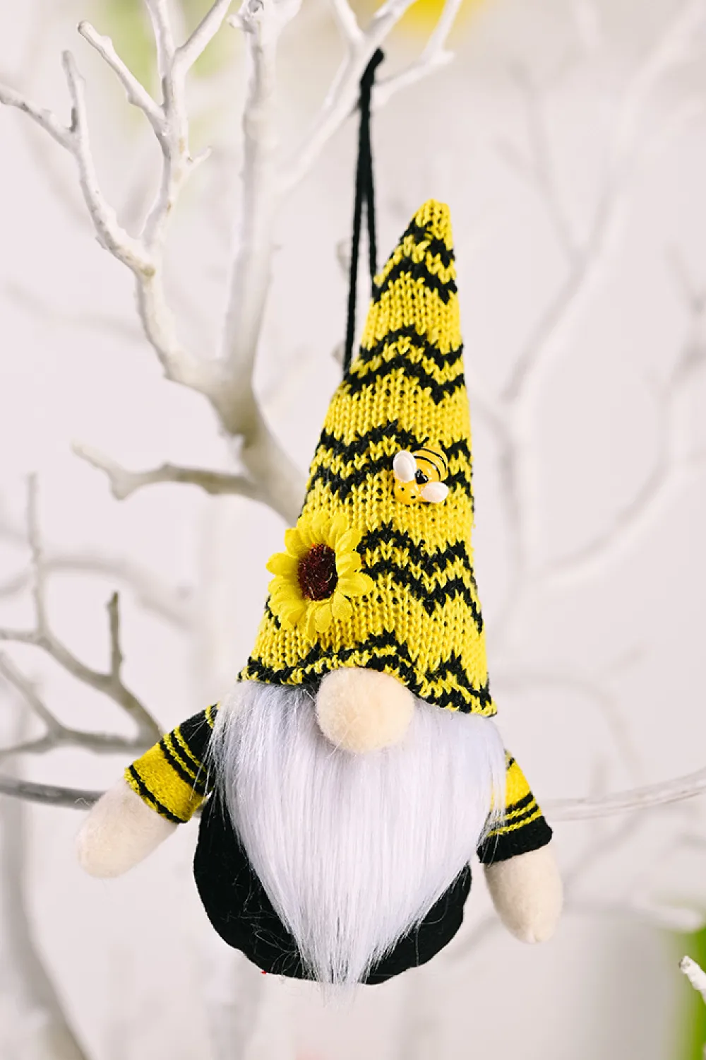 Random 4-Pack Sunflower Faceless Gnome Ornaments, image 5