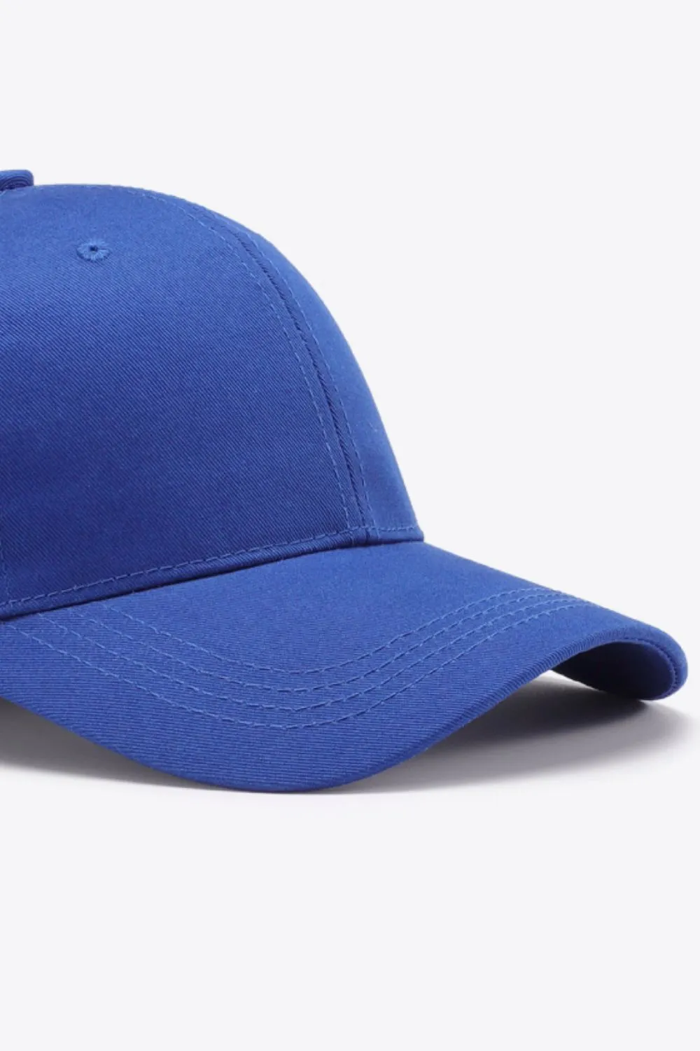 Plain Adjustable Cotton Baseball Cap, image 20