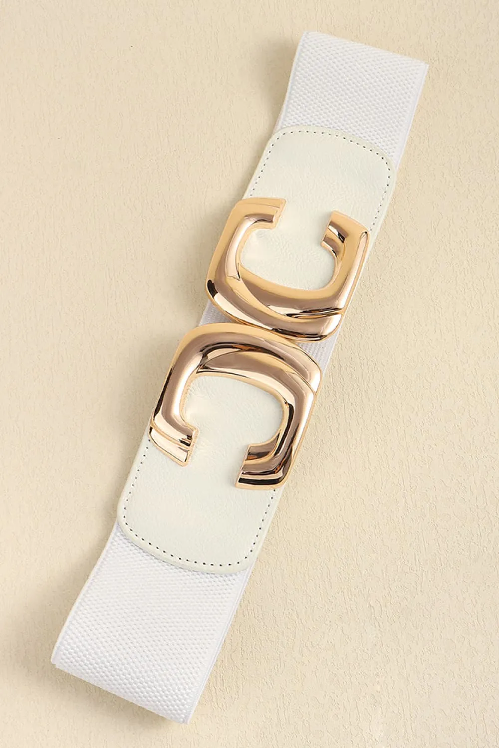 Zinc Alloy Buckle Elastic Wide Belt, image 12