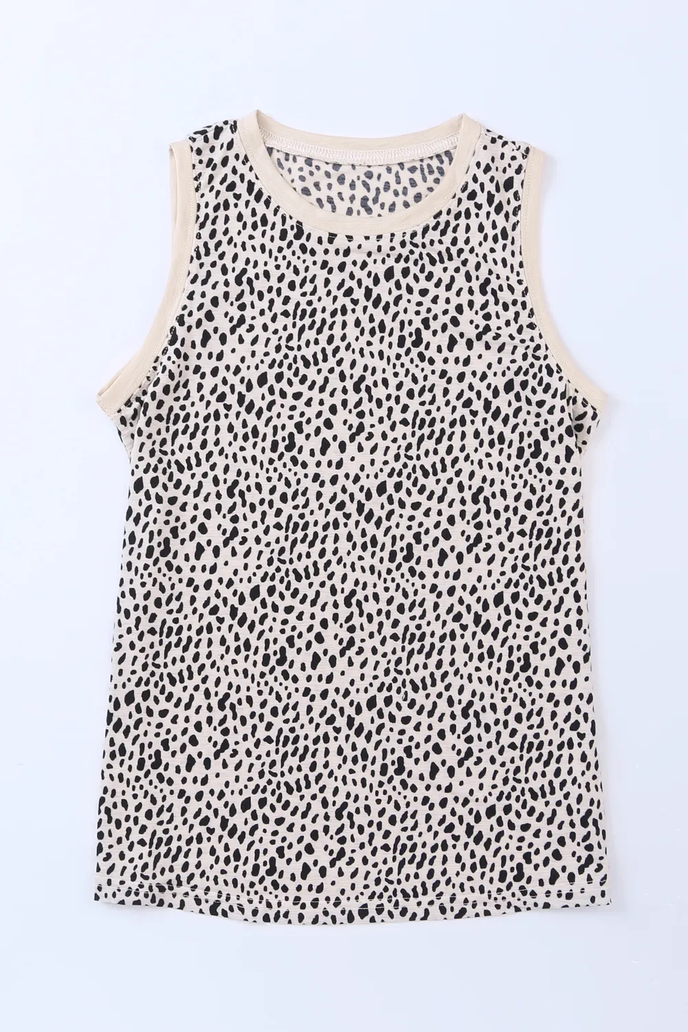 Printed Round Neck Tank Top, image 12