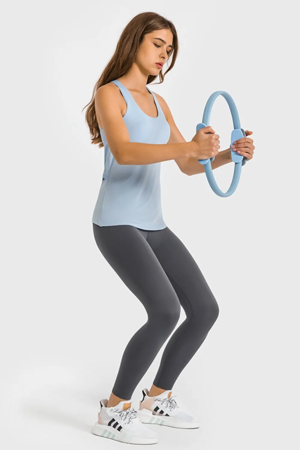 High Waist Ankle-Length Yoga Leggings, image 14