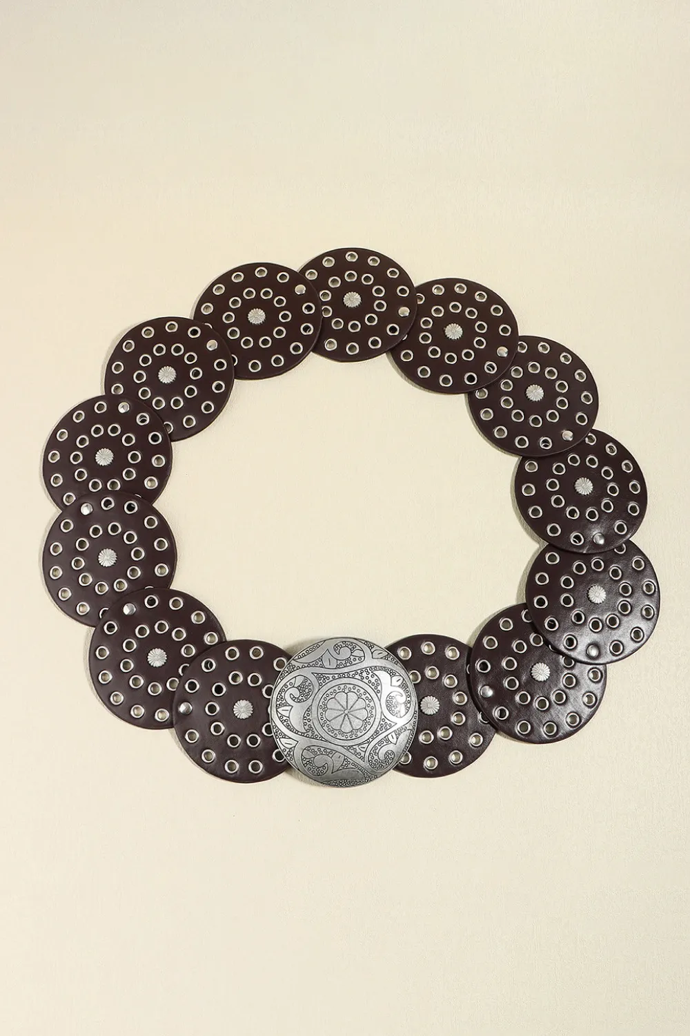 Vintage PU Leather Wide Belt, image 9