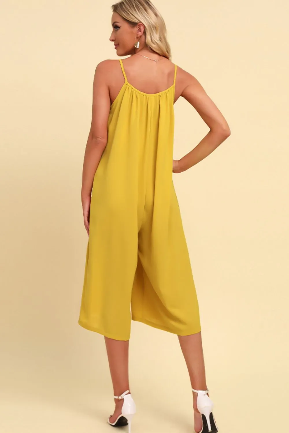 Spaghetti Strap Scoop Neck Jumpsuit, image 6