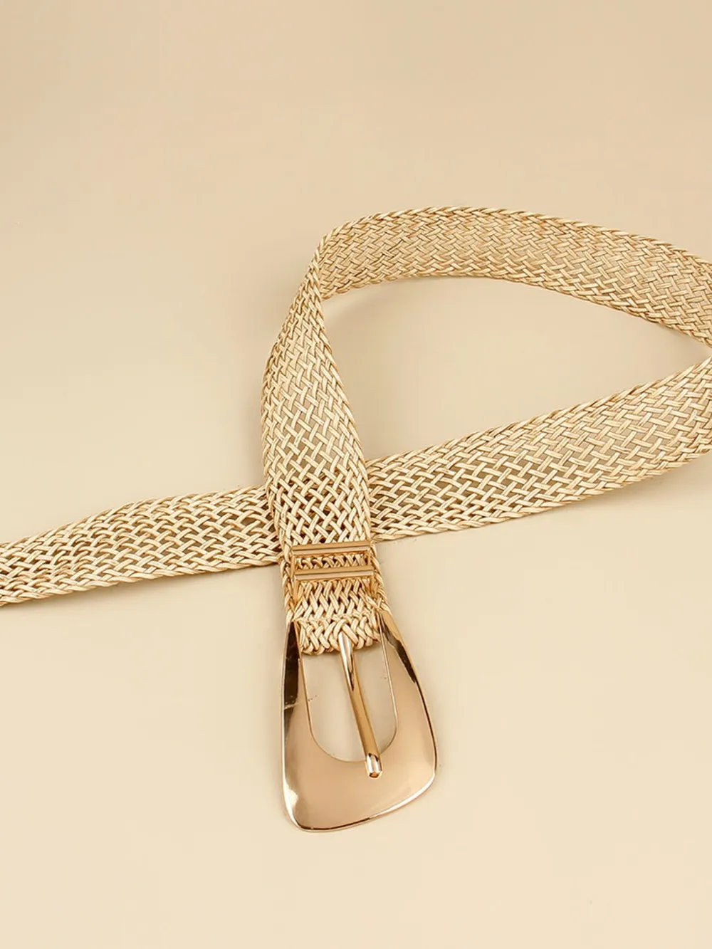 Irregular Buckle Braid Belt, image 15