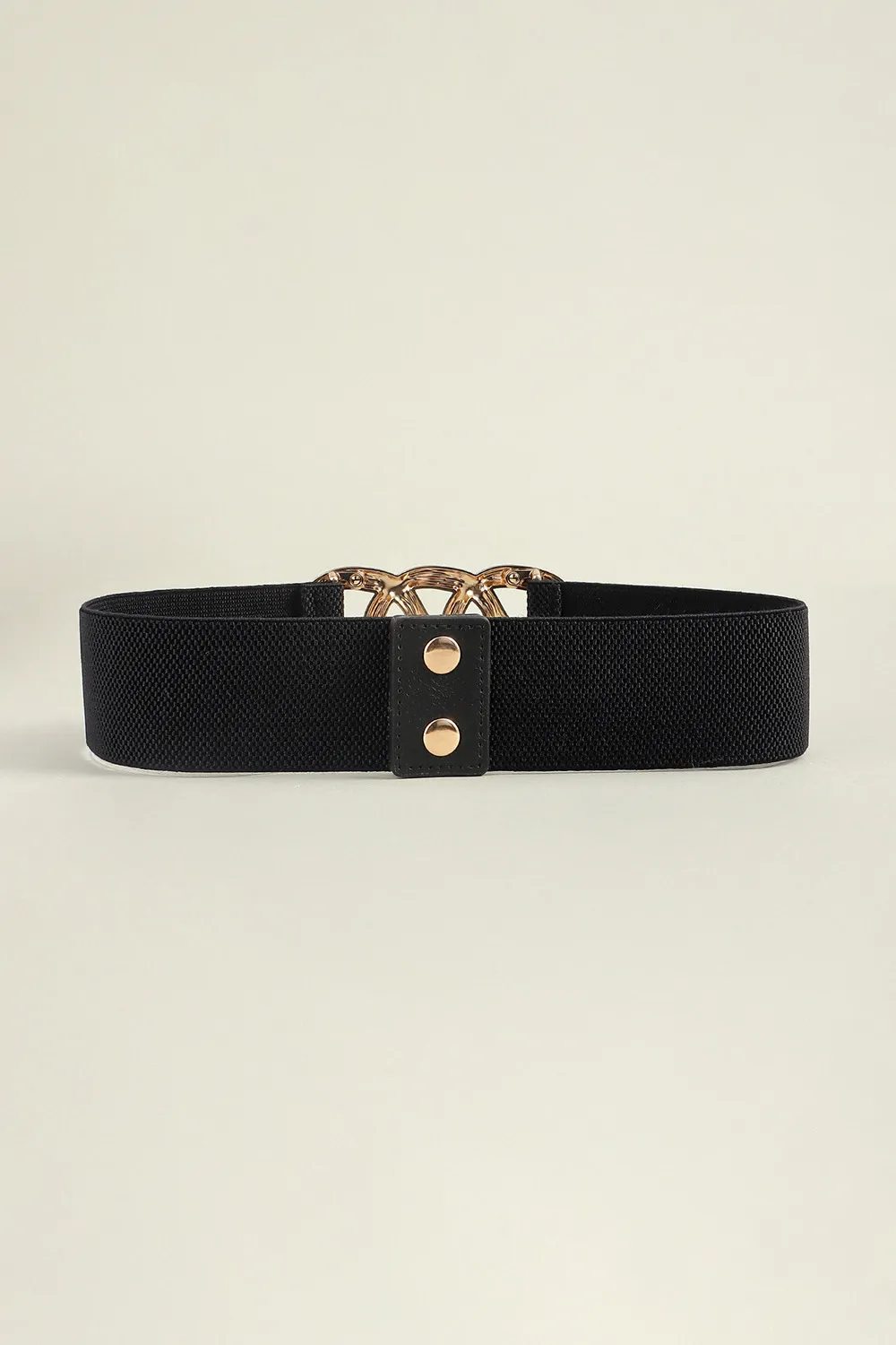 Zinc Alloy Buckle Elastic Wide Belt, image 4