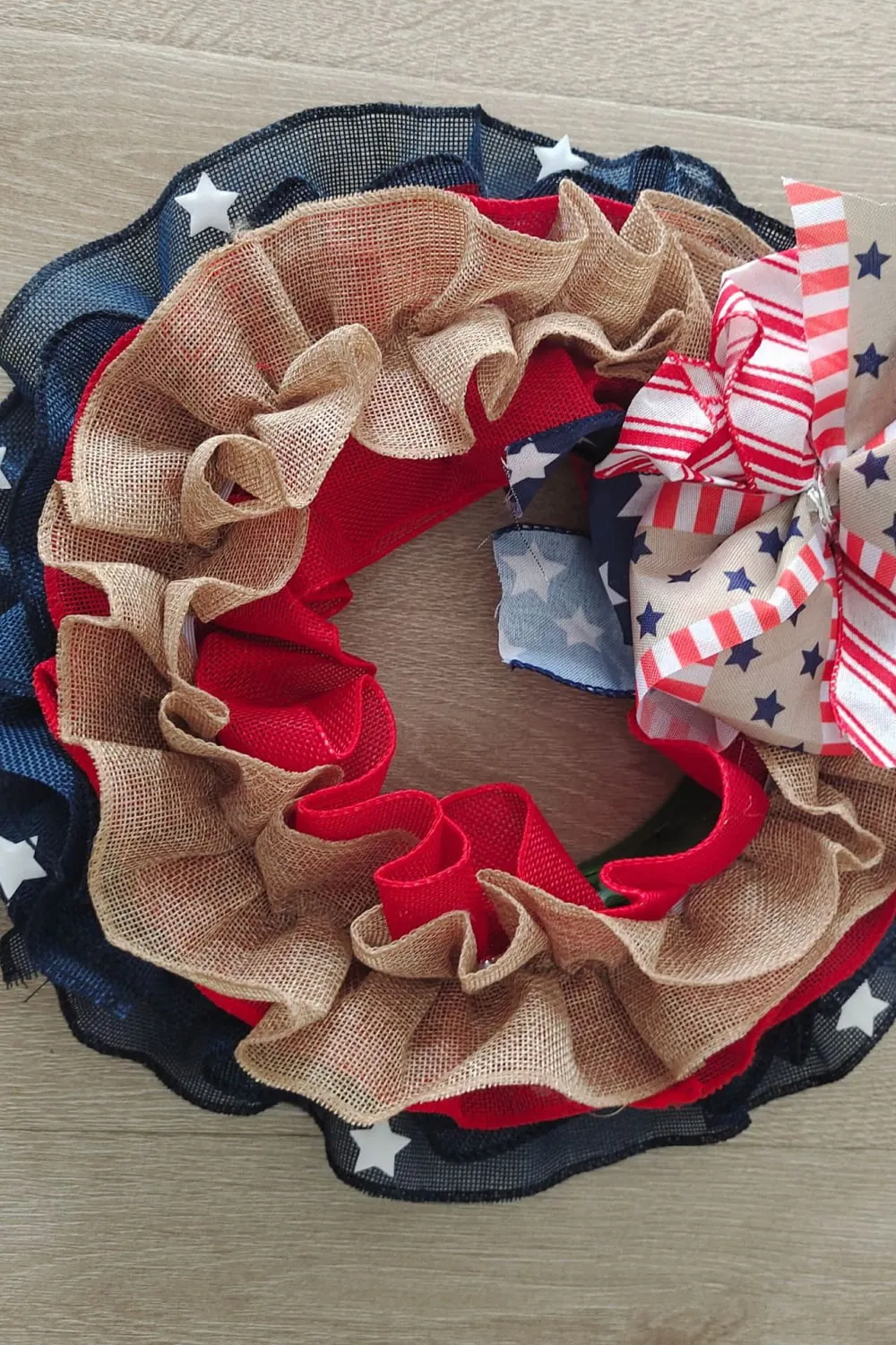 Independence Day Knit Wall Wreath, image 3