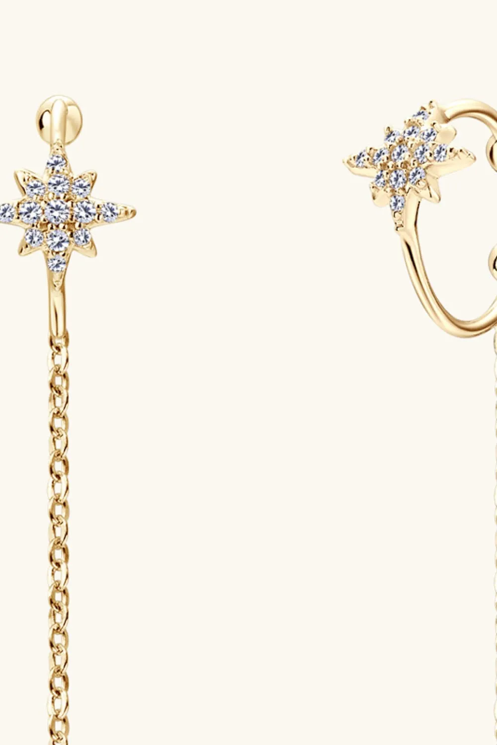 Moissanite 925 Sterling Silver Threader Earrings, image 7