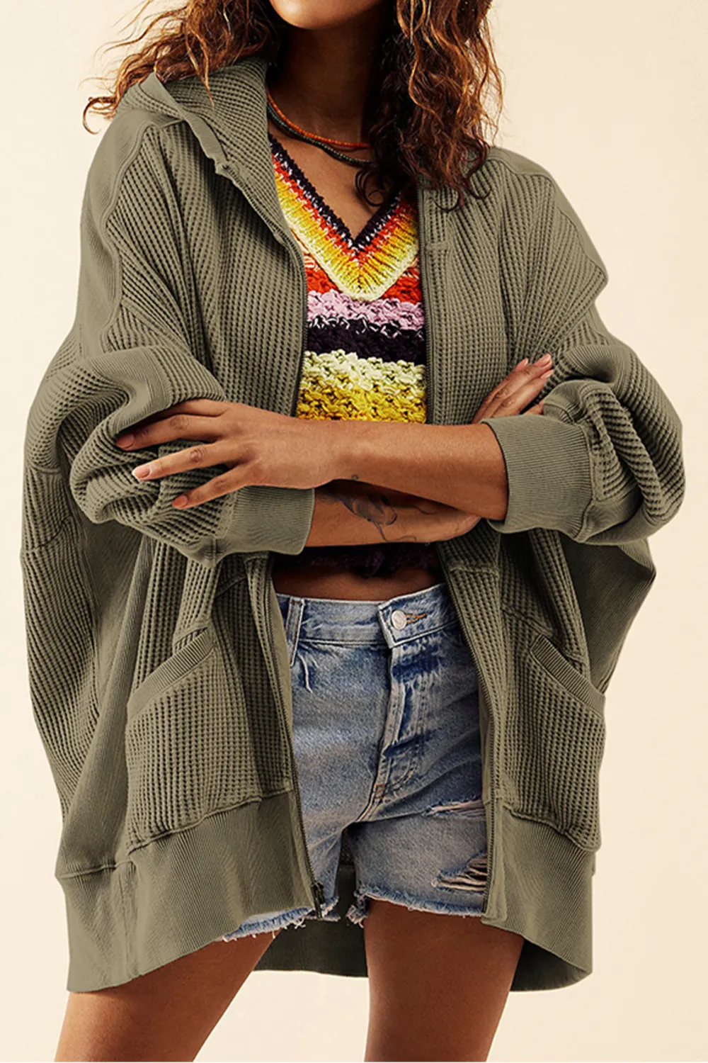 Zip-Up Long Sleeve Jacket, image 14
