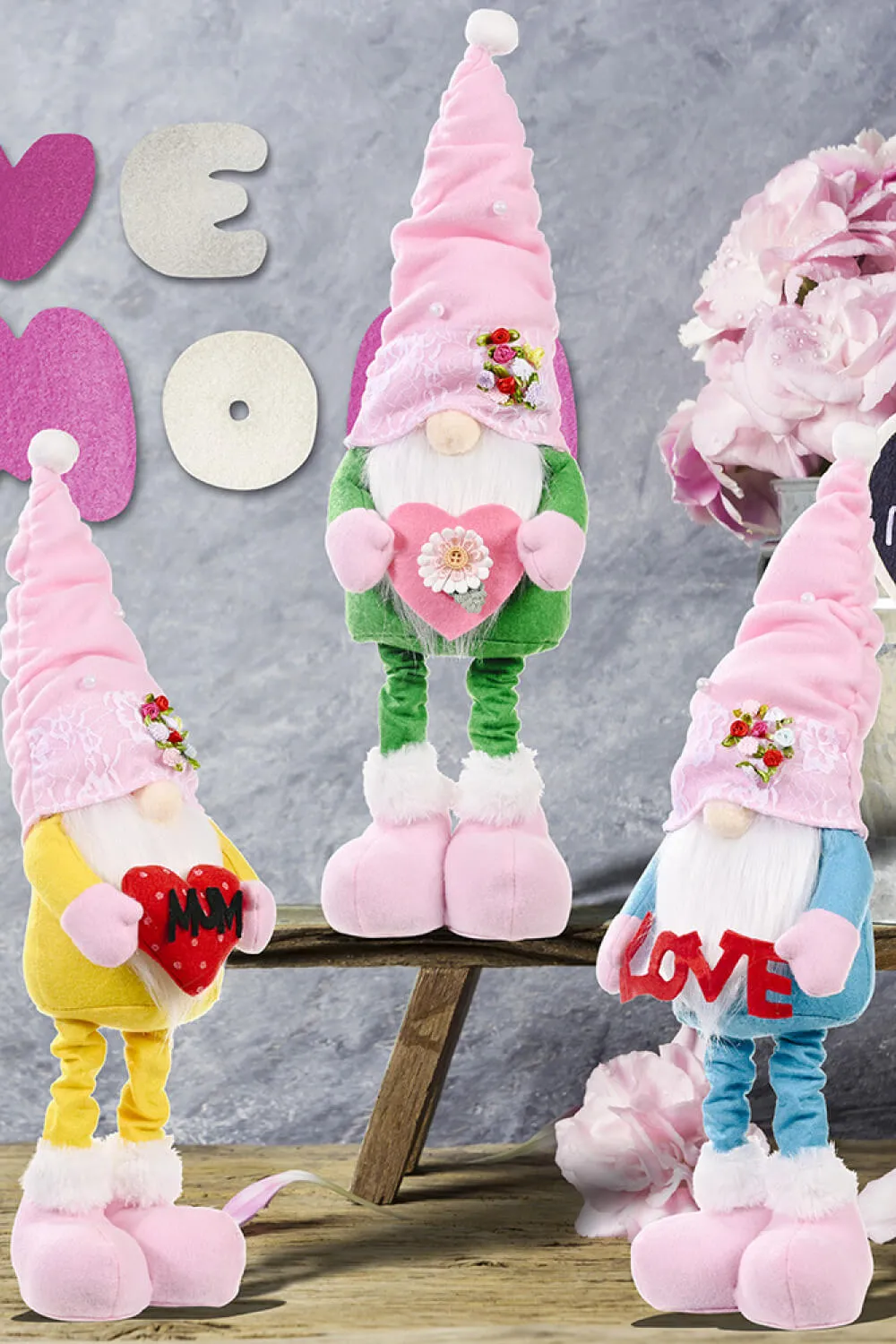 Mother's Day Pearl Decor Faceless Gnome, image 7