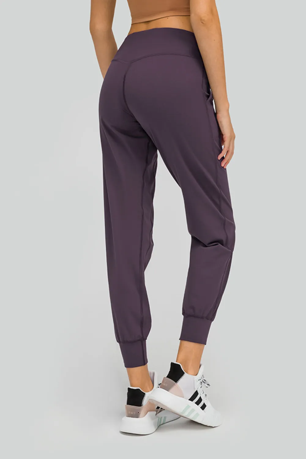 Wide Waistband Slant Pocket Pants, image 6