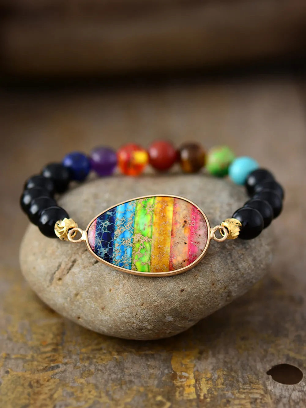 Geometrical Shape Beaded Bracelet, image 3