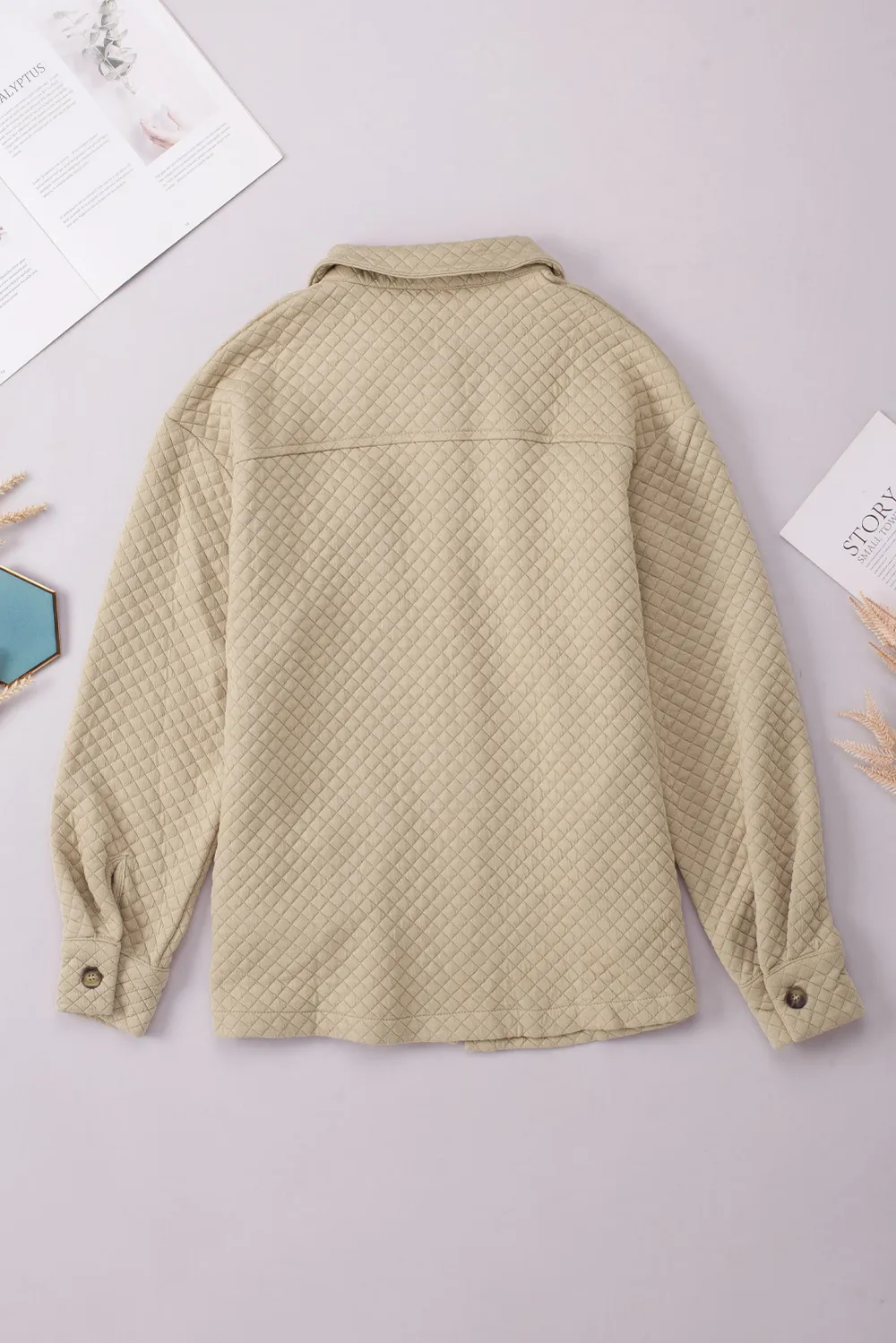 Button Down Collared Jacket, image 8