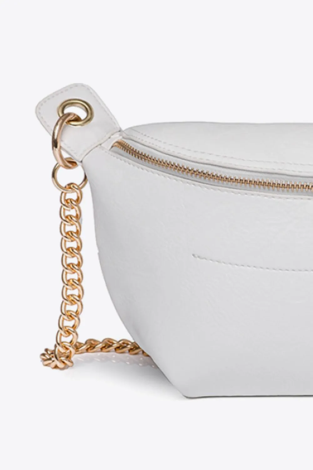 PU Leather Chain Strap Crossbody Bag, image 5