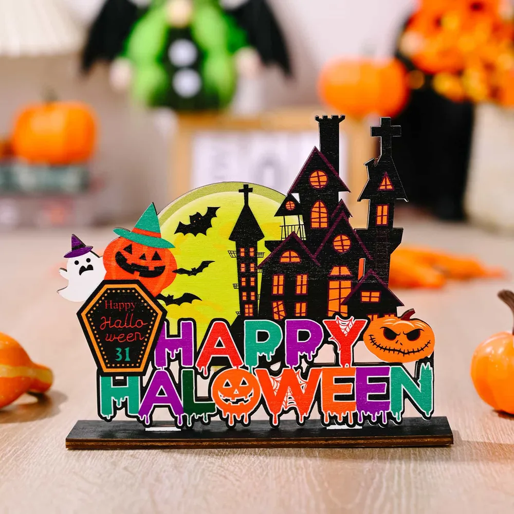 Assorted 2-Piece Halloween Element Ornaments, image 9