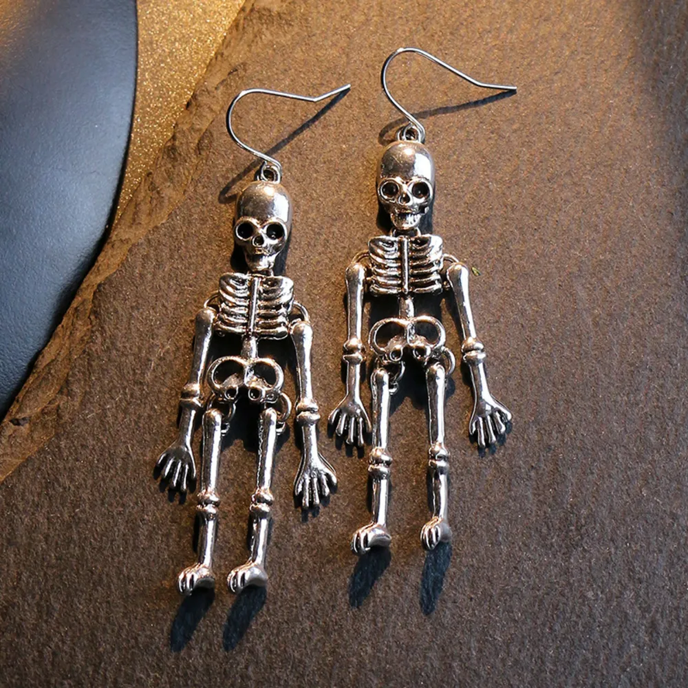 Skeleton Alloy Earrings, image 4