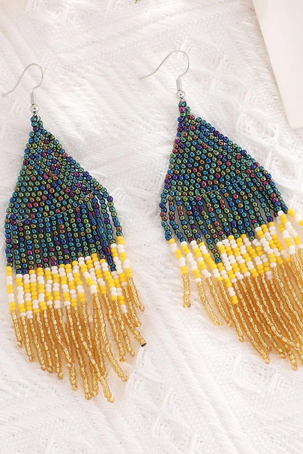 Beaded Dangle Earrings, image 4