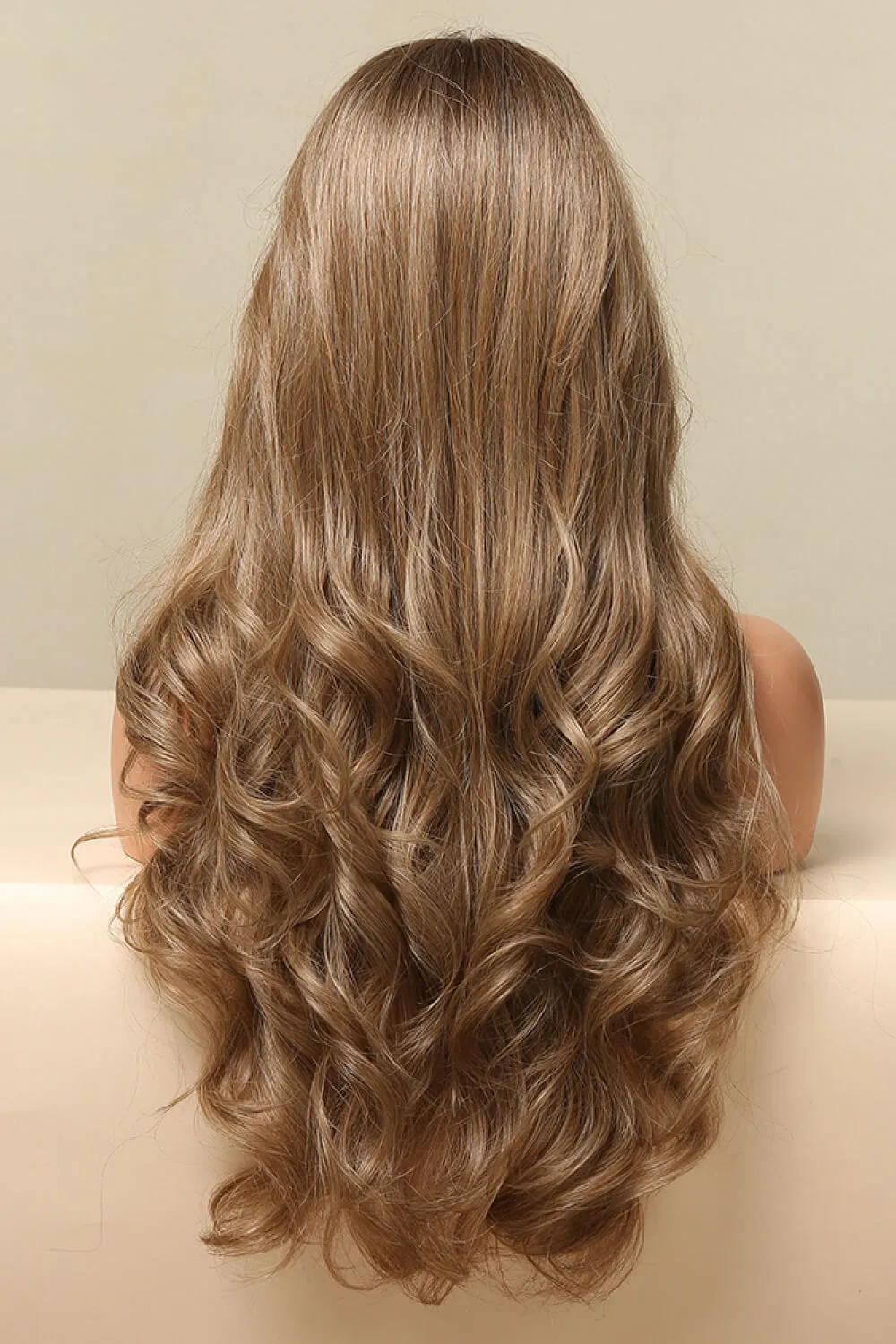 13*2" Lace Front Wigs Synthetic Long Wave 26" 150% Density in Golden Brown, image 2