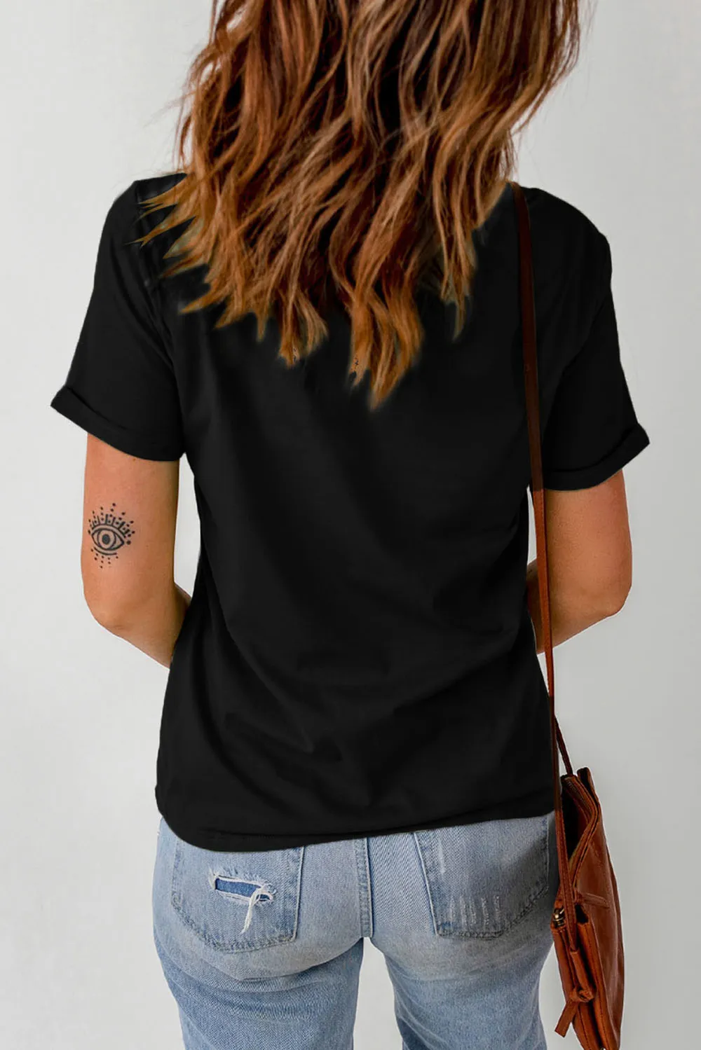 Slogan Graphic Short Sleeve T-Shirt, image 2