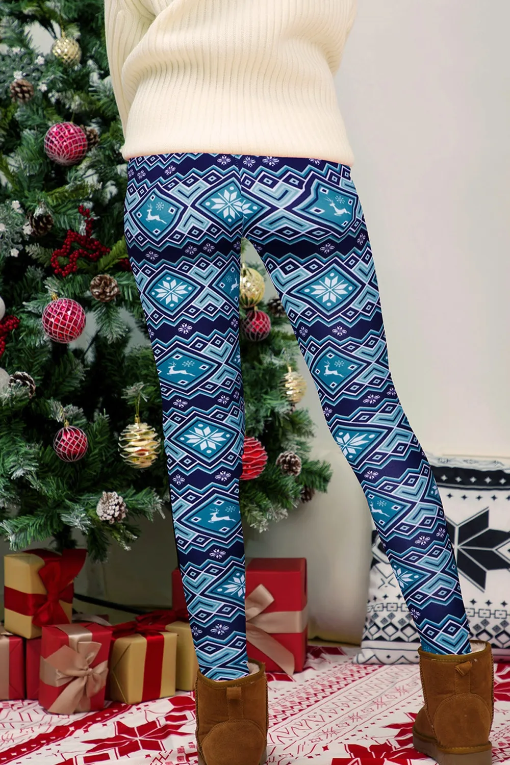 Full Size Geometric Leggings, image 2