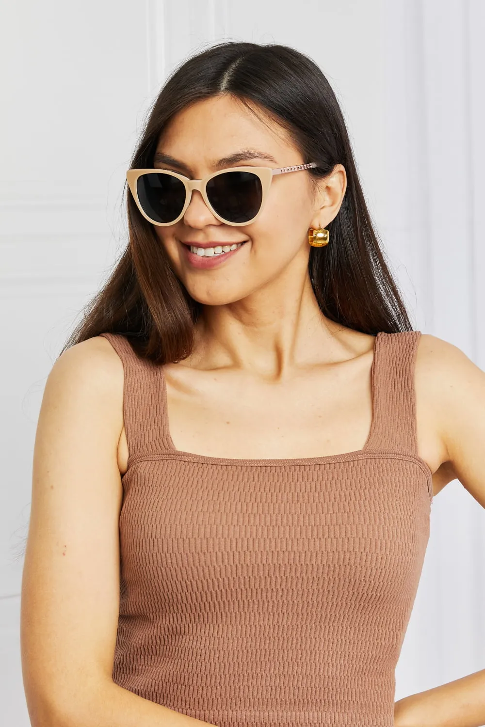 Cat-Eye Acetate Frame Sunglasses, image 3