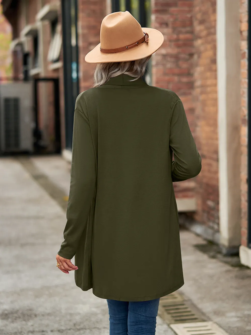 Open Front Long Sleeve Cardigan, image 9
