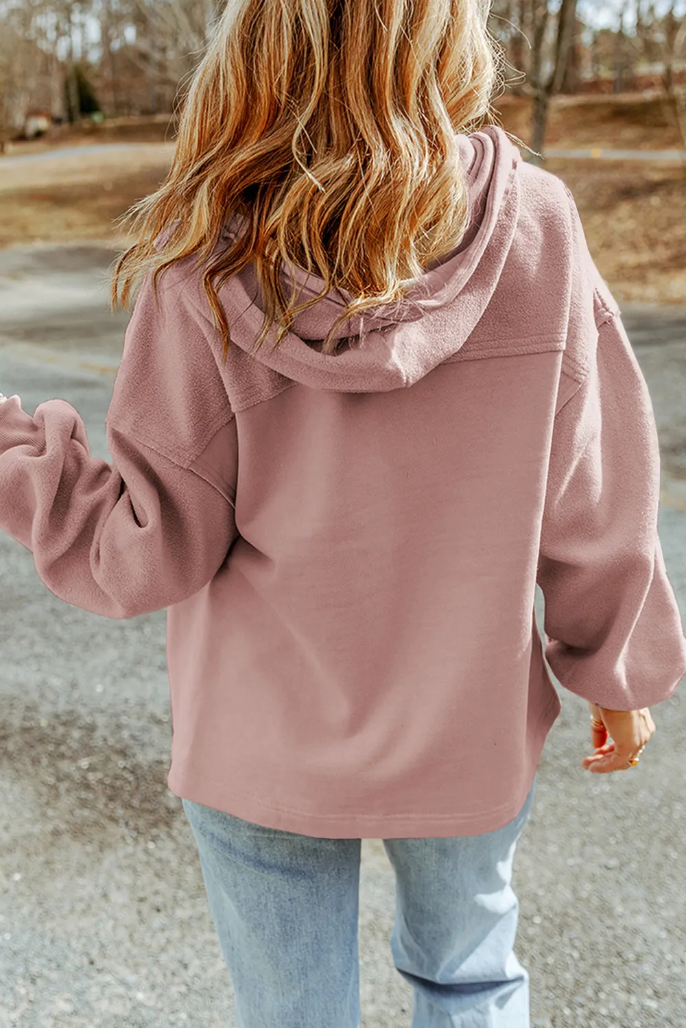 Zip-Up Drawstring Hooded Jacket, image 11