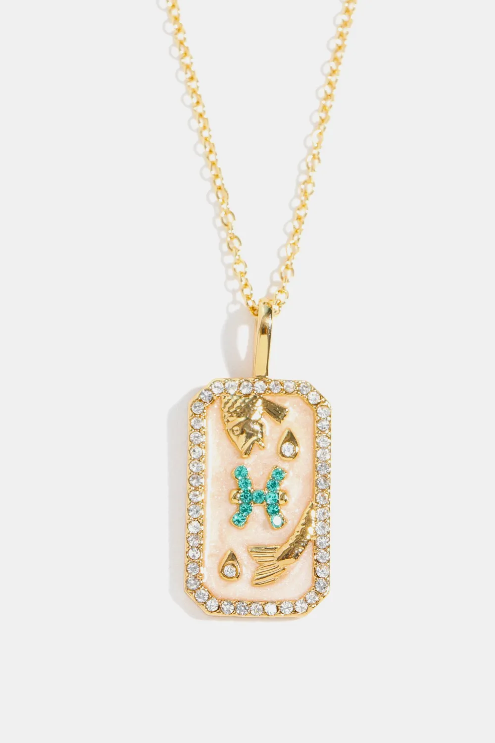 Rhinestone Constellation Pendant Copper Necklace, image 32