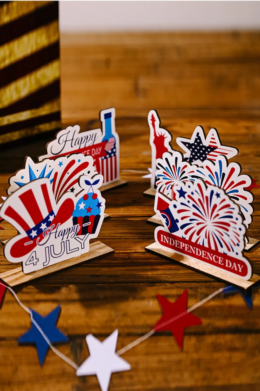 Independence Day Plywood Decor Ornament, image 7