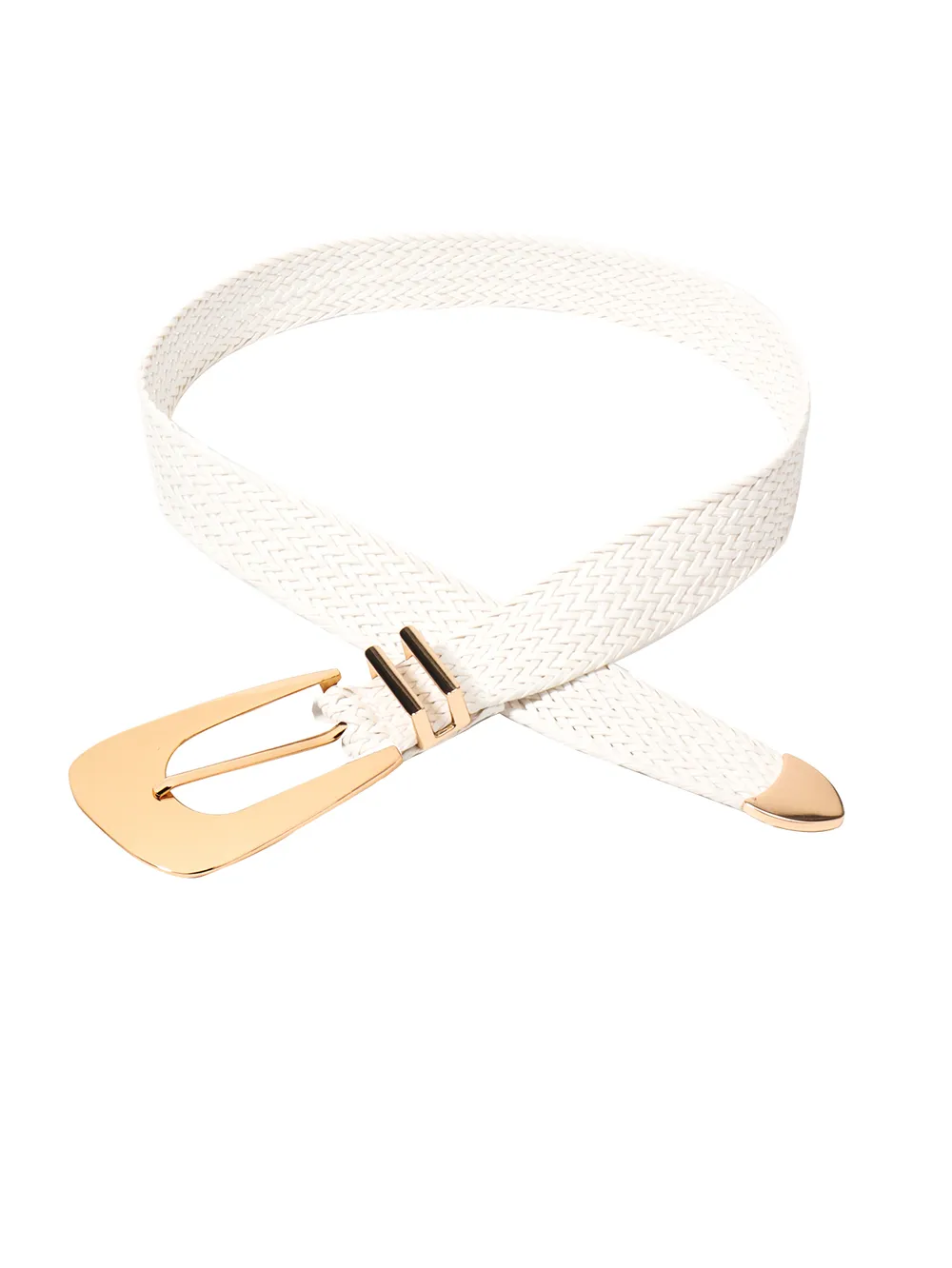 Irregular Buckle Braid Belt, image 16