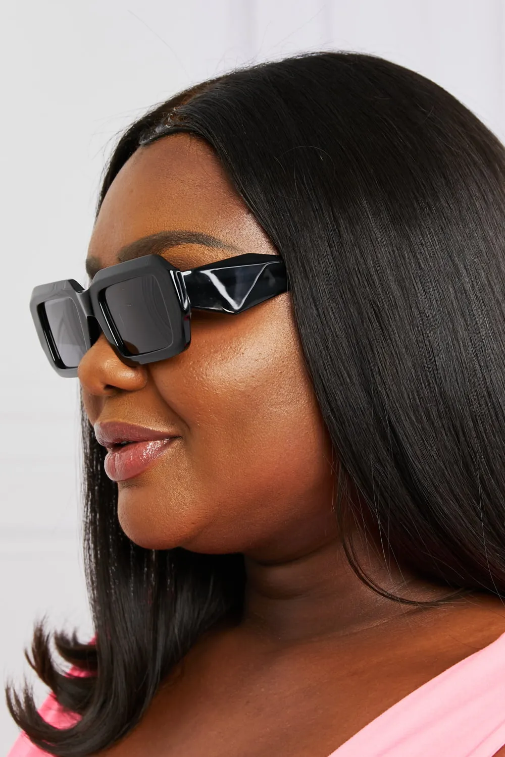 Rectangle TAC Polarization Lens Full Rim Sunglasses, image 4