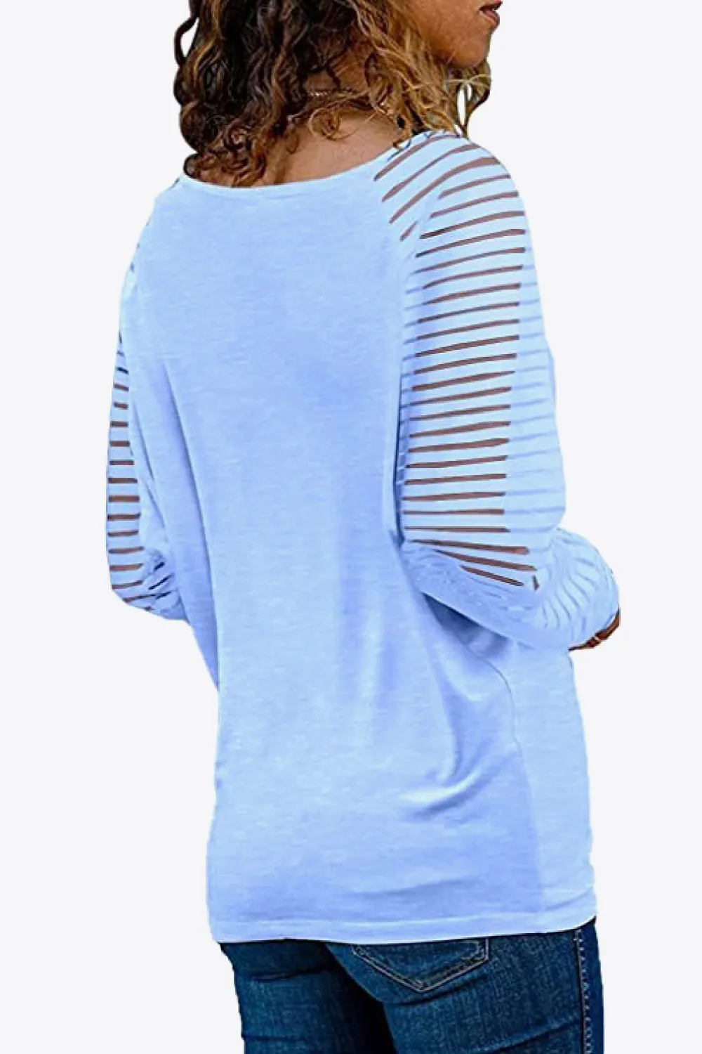 V-Neck Long Raglan Sleeve Top, image 18
