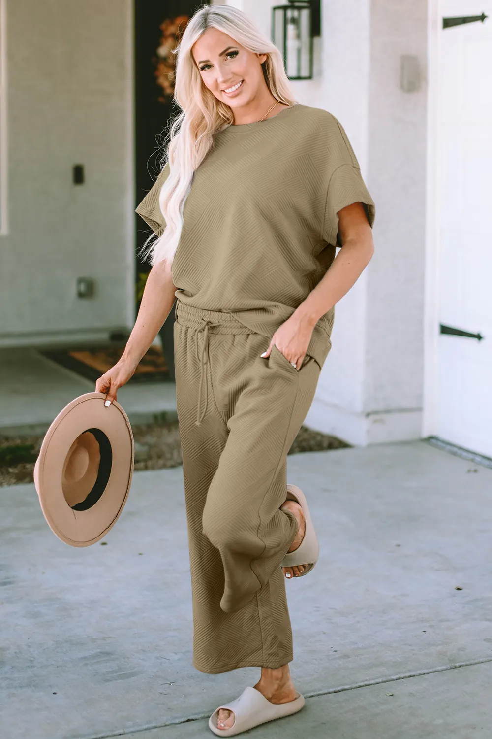 Short Sleeve Top and Pants Set, image 28