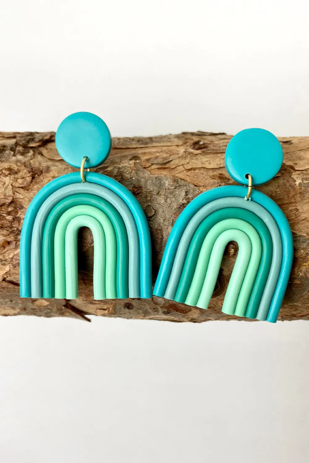 Rainbow Shape Dangle Earrings, image 5