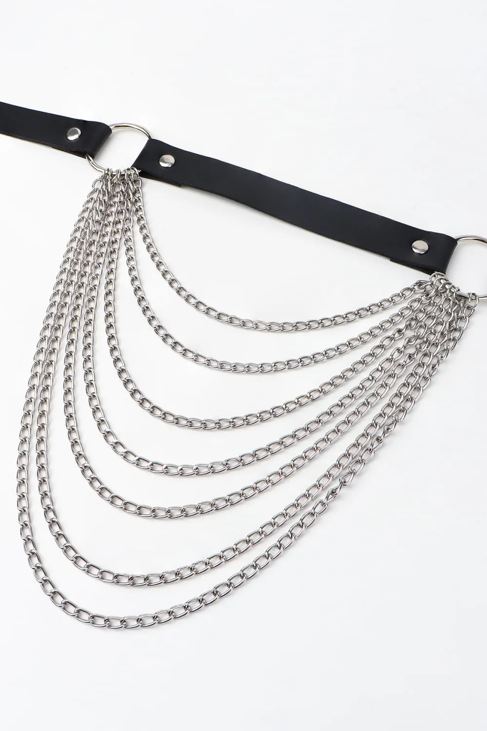 PU Belt with Chain, image 9